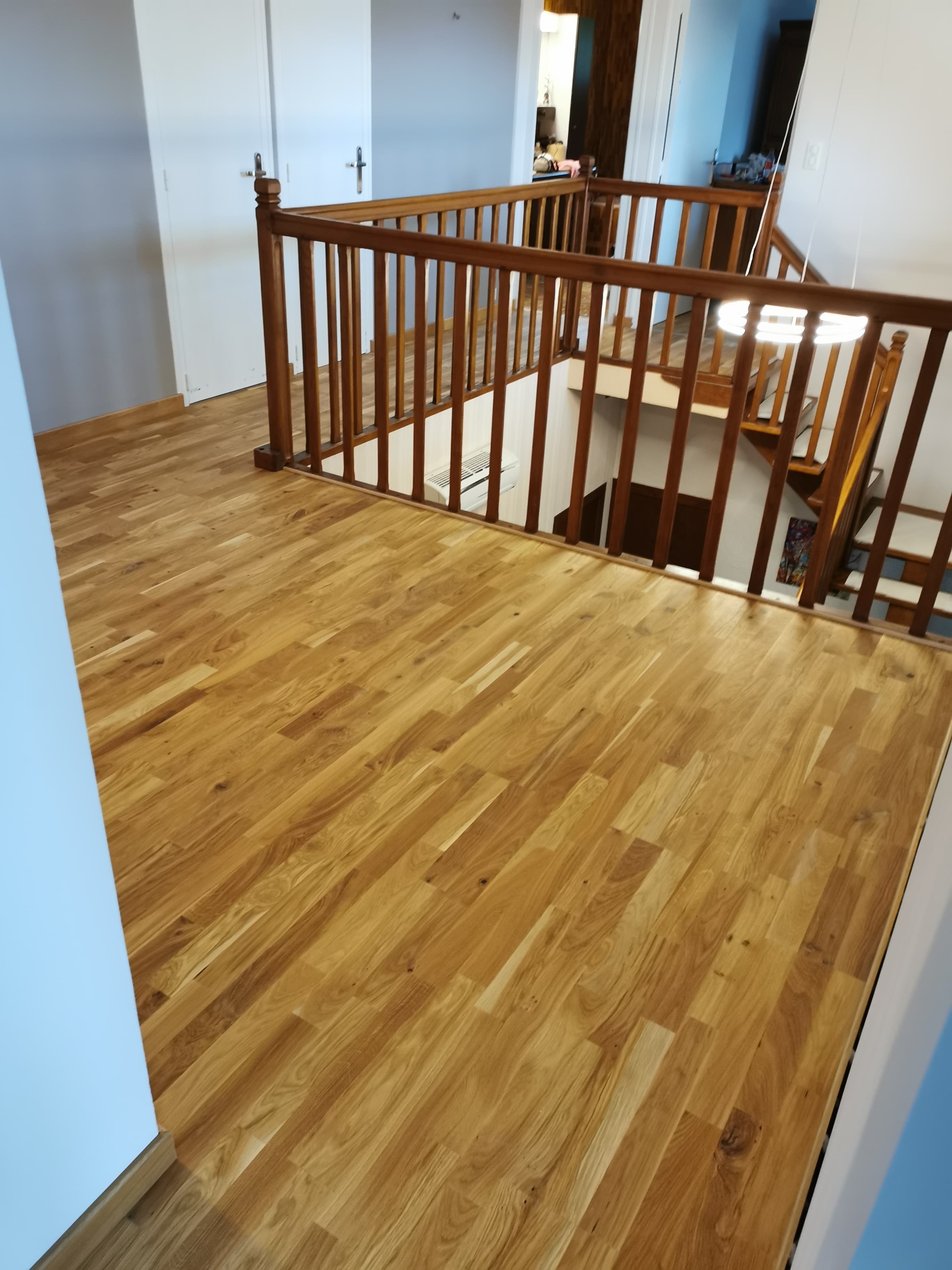 Parquet massif chêne palier