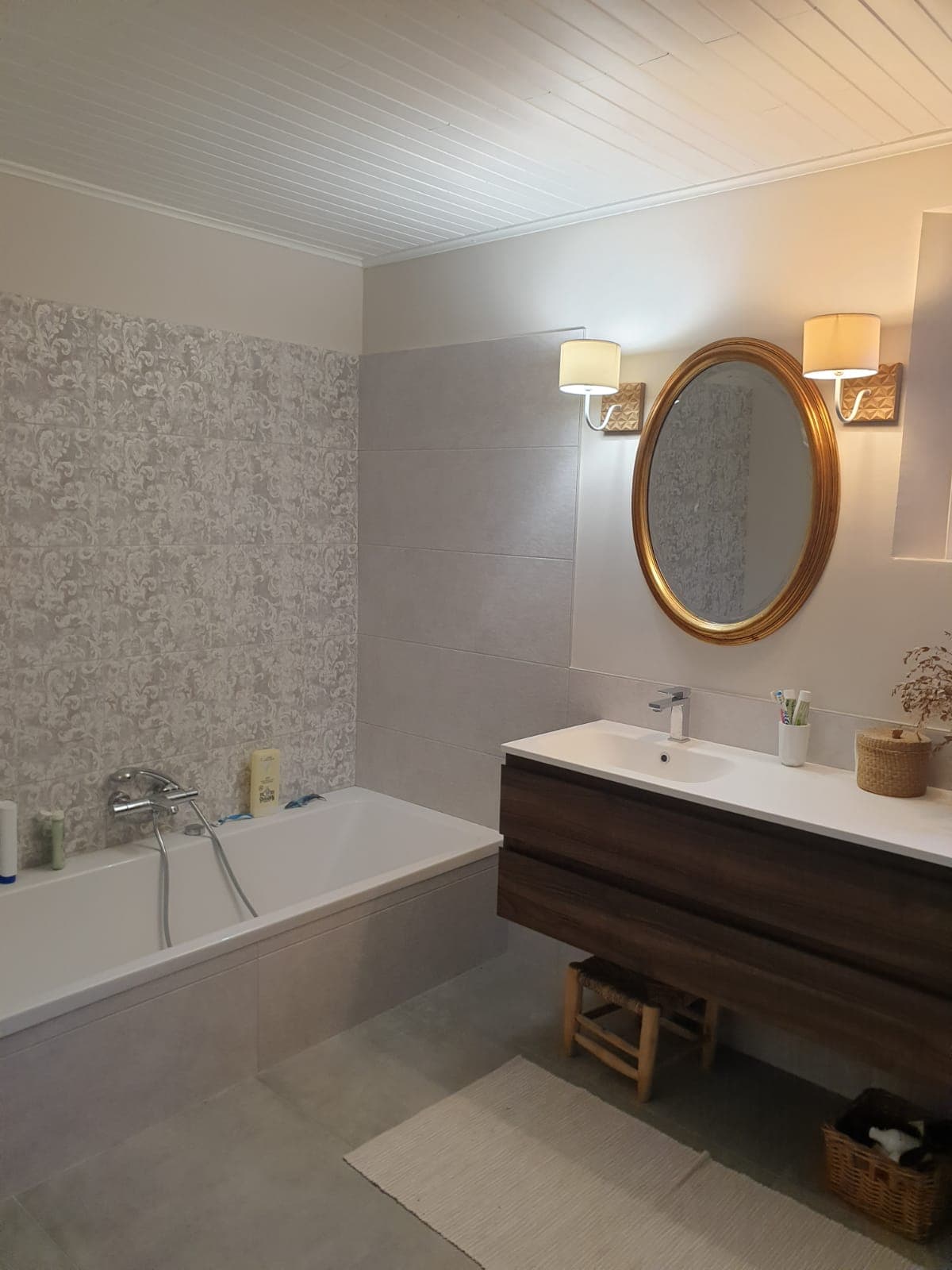 Salle de bain réalisée par L'as Du Carreau