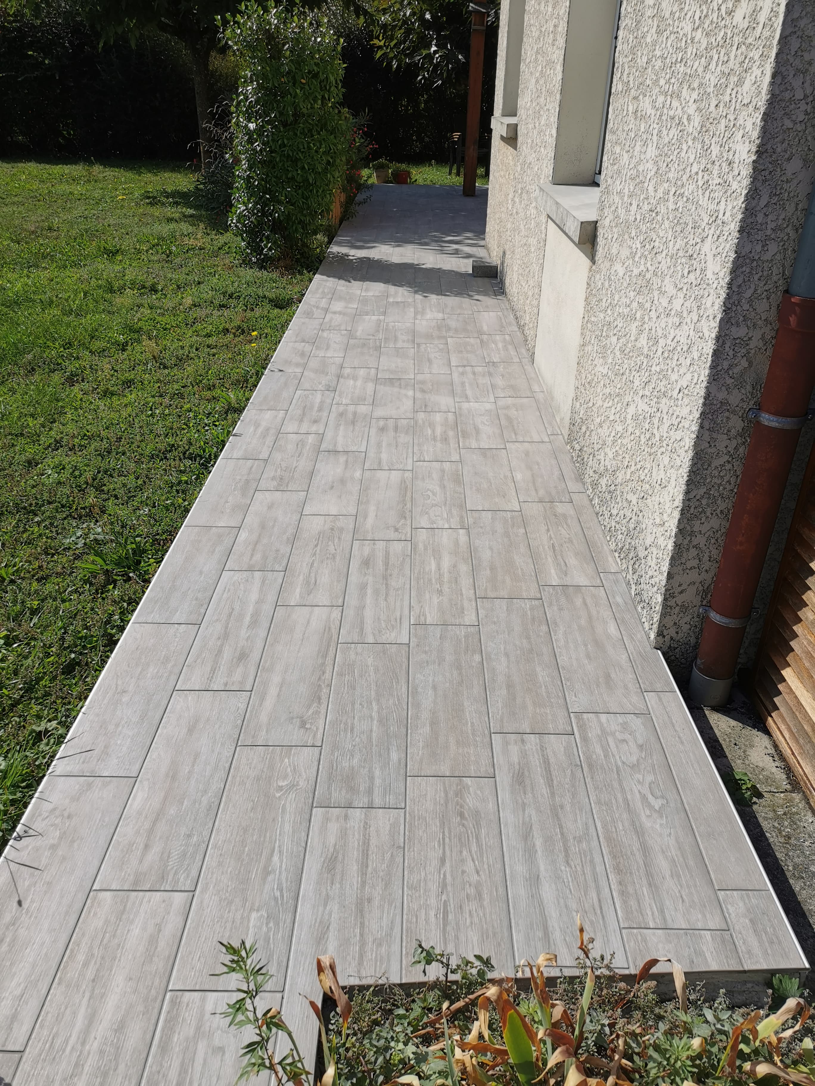 Espace douche contemporain